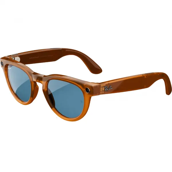 Розумні окуляри Meta Ray-Ban Headliner Shiny Caramel / Clear to Sapphire Transitions