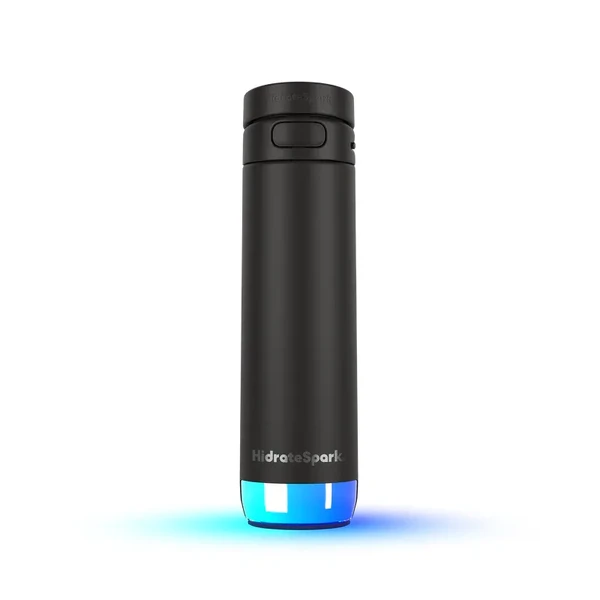 Розумна пляшка для води HidrateSpark PRO 2 Smart Bottle Straw Black 621 мл