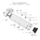 Розумна пляшка для води HidrateSpark PRO 2 Smart Bottle Straw White 621 мл - Фото 5