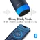 Розумна пляшка для води HidrateSpark PRO 2 Smart Bottle Straw Navy 621 мл - Фото 5