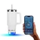 Розумний стакан для води та гарячих напоїв HidrateSpark PRO 2 Smart Tumbler White 887 мл - Фото 2