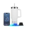 Розумний стакан для води та гарячих напоїв HidrateSpark PRO 2 Smart Tumbler White 887 мл - Фото 6