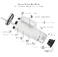 Розумний стакан для води та гарячих напоїв HidrateSpark PRO 2 Smart Tumbler White 887 мл - Фото 5