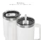 Розумний стакан для води та гарячих напоїв HidrateSpark PRO 2 Smart Tumbler White 887 мл - Фото 3