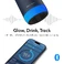 Розумна пляшка для води HidrateSpark PRO 2 Smart Bottle Straw Navy 946 мл - Фото 7