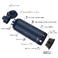 Розумна пляшка для води HidrateSpark PRO 2 Smart Bottle Chug Navy 946 мл - Фото 5