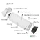Розумна пляшка для води HidrateSpark PRO 2 Smart Bottle Chug White 946 мл - Фото 5