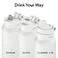 Розумна пляшка для води HidrateSpark PRO 2 Smart Bottle Chug White 946 мл - Фото 3
