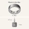 Розумне кільце Oura Ring 4 Brushed Silver Size 13 (б/в) - Фото 11
