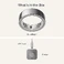 Розумне кільце Oura Ring 4 Silver Size 7 (open box) - Фото 3