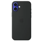 Оригінальний силіконовий чохол Apple Silicone Case with MagSafe Black для iPhone 16 Plus (MYY93)