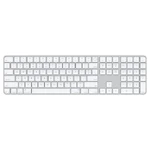 Клавіатура Apple Magic Keyboard with Touch ID and Numeric Keypad Silicon USB–C White MXK73