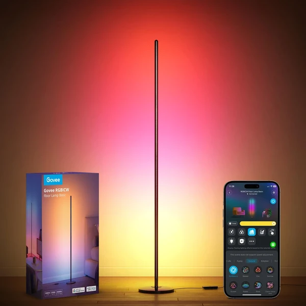 Розумний світильник підлоговий Govee RGBIC LED Corner Lamp 1000 Lumen Alexa Music Sync