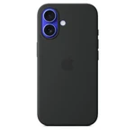 Оригінальний чохол Apple Silicone Case with MagSafe Black для iPhone 16 (MYY13)