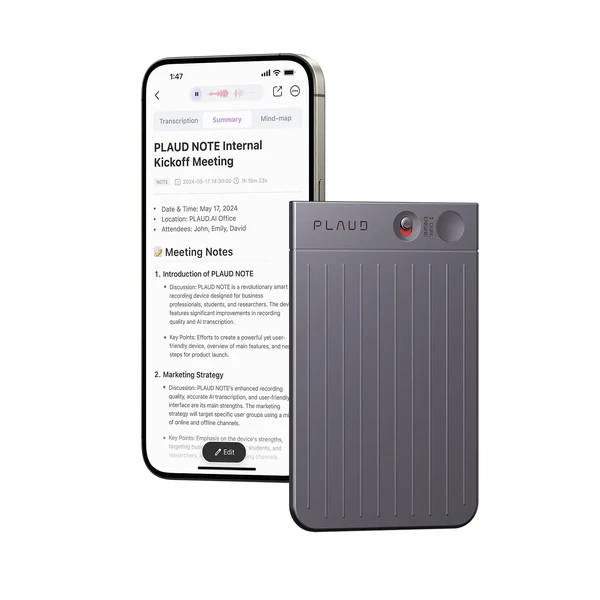 AI-диктофон з ChatGPT PLAUD Note Voice Recorder