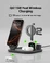 Бездротовий зарядний пристрій Belkin BoostCharge Magnetic Stand 3-in-1 15W Qi2 для iPhone / Apple Watch / AirPods - Фото 2