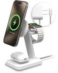 Бездротова зарядна станція Mophie Snap+ 3-in-1 15W Qi2 Wireless Charge Stand