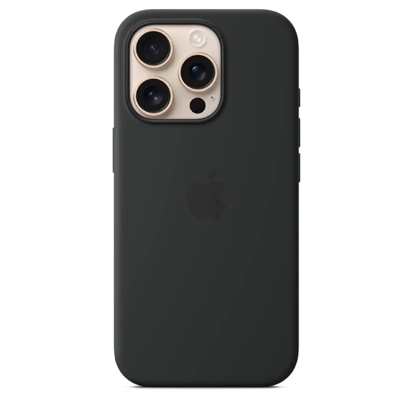 Оригінальний чохол Apple Silicone Case with MagSafe Black для iPhone 16 Pro (MYYJ3)