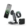 Станція бездротової зарядки Satechi 3 in 1 Wireless Charging Station Qi2 15W Magnetic - Фото 1