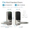 Розумний замок із відбитком пальця ULTRALOQ Latch 5 Smart Lock WiFi Biometric Keyless Entry - Фото 8
