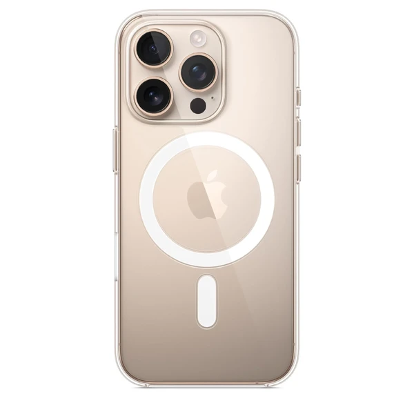 Оригінальний прозорий чохол Apple Clear Case with MagSafe (MA7E4) для iPhone 16 Pro