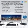 Док-станція Thunderbolt 4 Kensington SD5780T 100W 4K - Фото 2