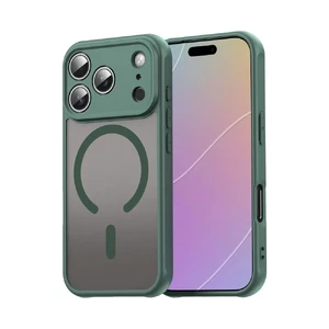 Протиударний матовий чохол Gadgets Matte MagSafe Green для iPhone 17