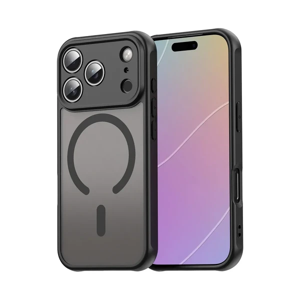 Протиударний матовий чохол Gadgets Matte MagSafe Black для iPhone 17 Pro