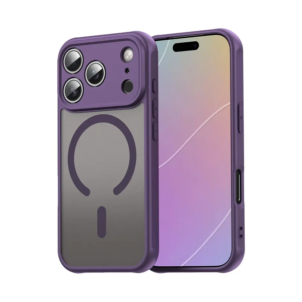 Протиударний матовий чохол Gadgets Matte MagSafe Purple для iPhone 17 Pro