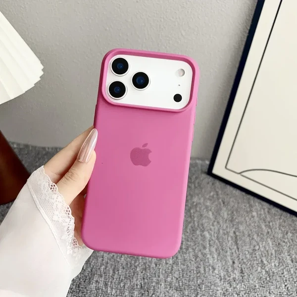 Силіконовий чохол Gadgets Liquid Silicone Soft Case Rose Red для iPhone 17