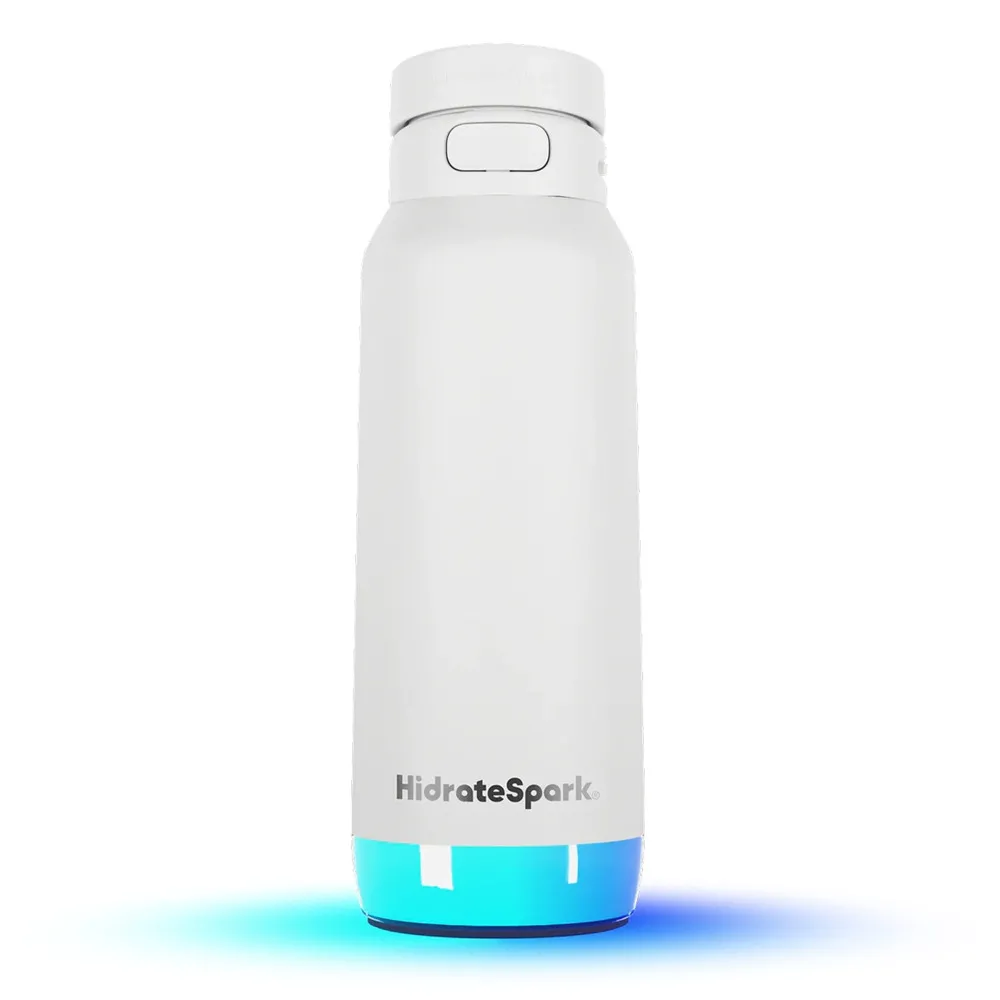 Купить Розумна пляшка для води HidrateSpark PRO 2 Smart Bottle Straw White 946 мл