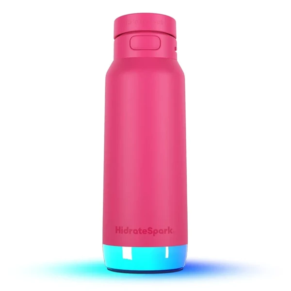 Розумна пляшка для води HidrateSpark PRO 2 Smart Bottle Chug & Straw Flamingo 946 мл